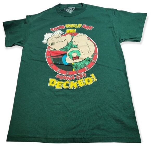 Popeye The Sailer Christmas shirt M - Picture 1 of 3